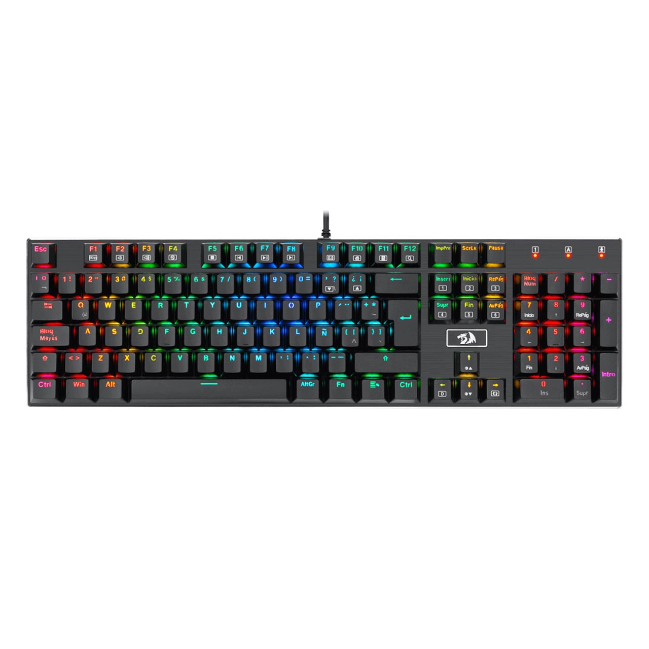 REDRAGON DEVARAJAS K556 RGB Gaming Keabord - black