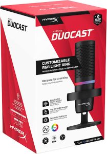 rgb doucast hyperx microphone