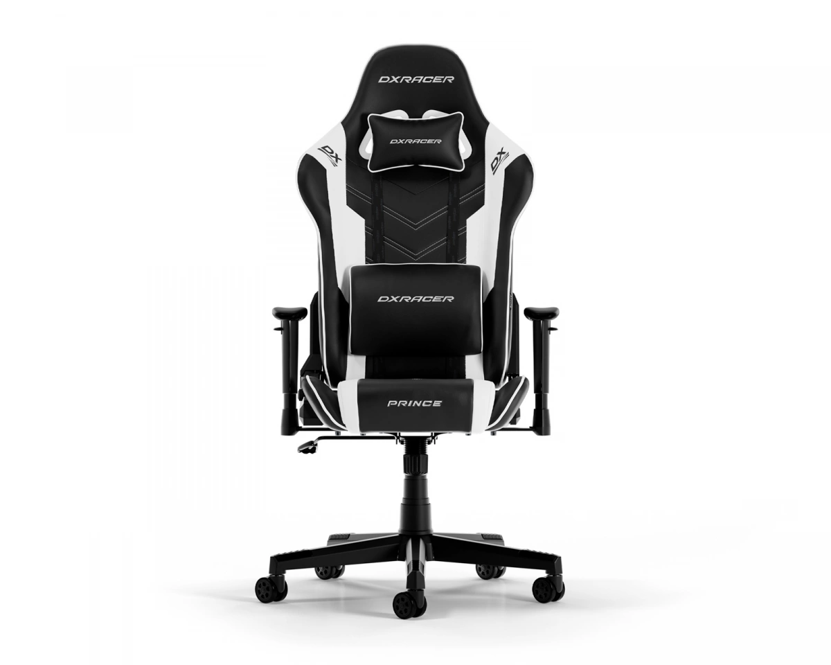 dxracer prince series chair - black - white