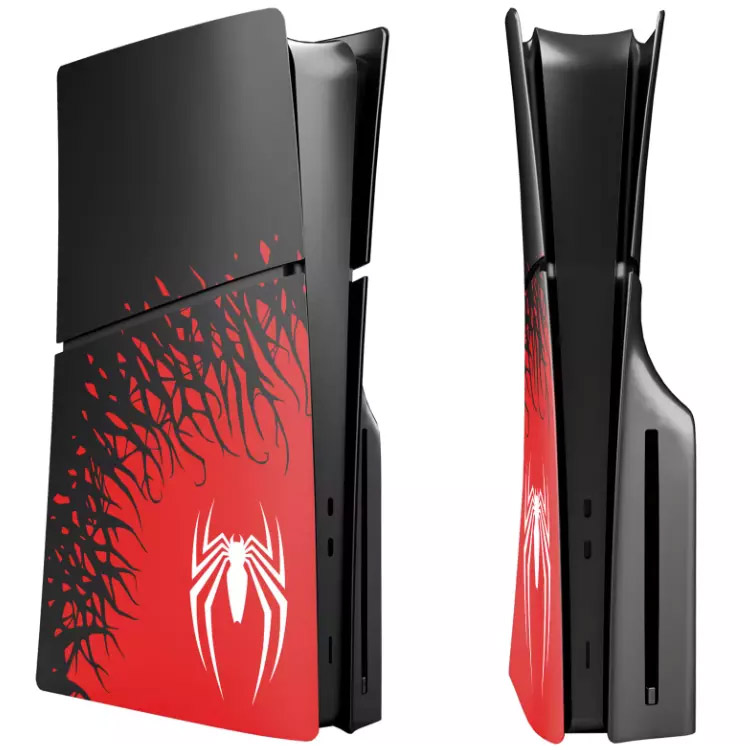 ps5 slim faceplate for Spiderman 2 design