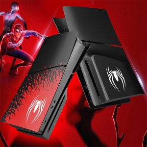 ps5 slim faceplate for Spiderman 2 design