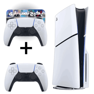 Playstation 5 slim model - disk drive - +dualsense + game