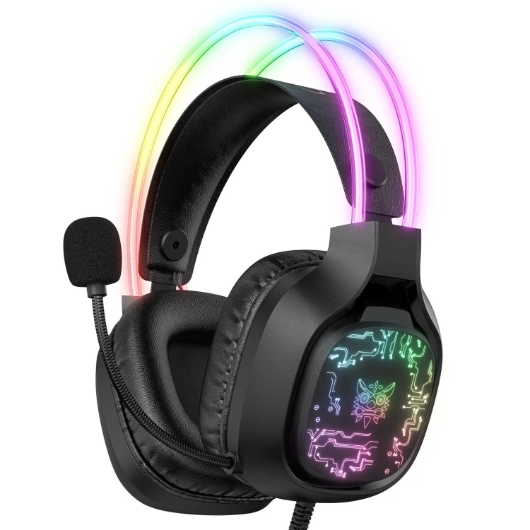 Onikoma wireless headset - model X22 RGB - black