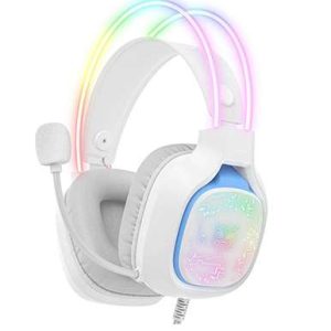 Onikoma wireless headset - model X22 RGB - white