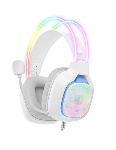 Onikoma wireless headset - model X22 RGB - white