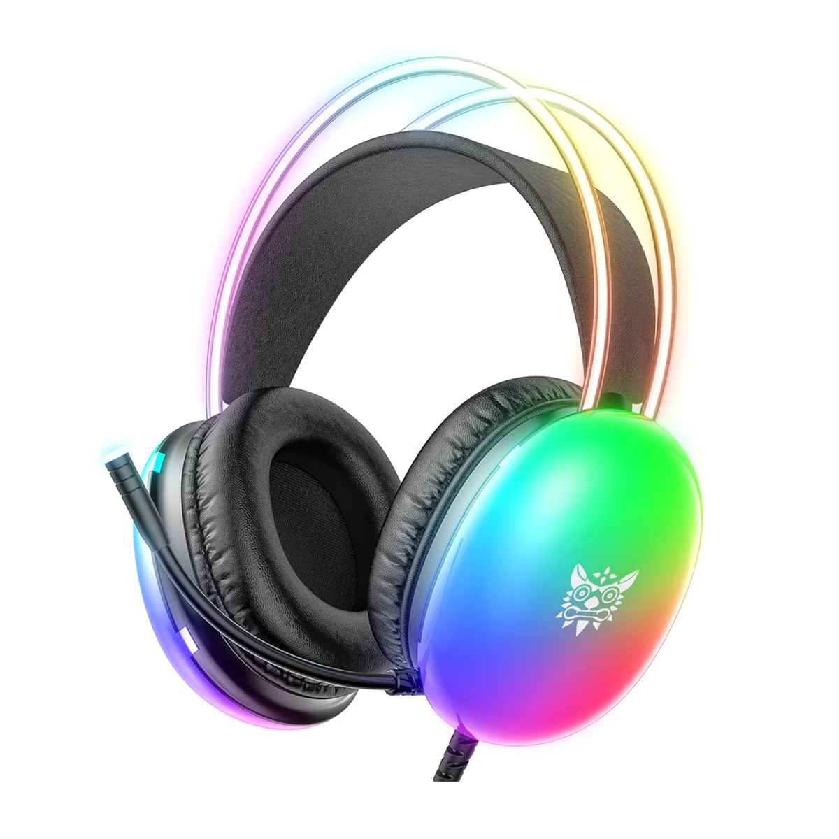 Onikoma wireless headset - model X25 RGB - black