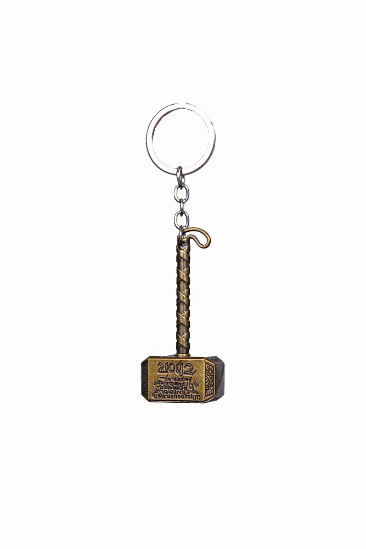 Original key chain - golden mallet design