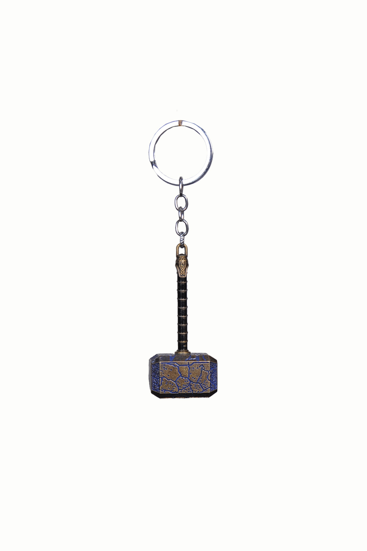 Original key chain - golden mallet design