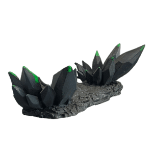 crystal controller stand black green