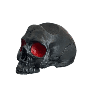 skeleton head controller stand black