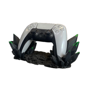 crystal controller stand black green