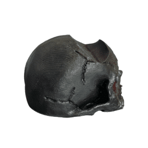 skeleton head controller stand black