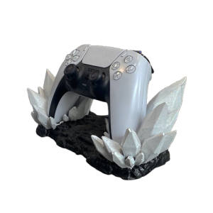 crystal controller stand white