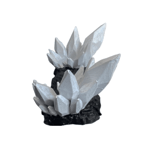 crystal controller stand white