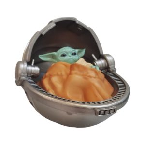 baby yoda spaceship 7cm action figure