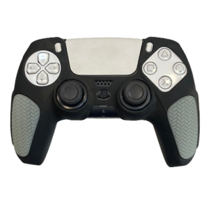 ps5 dual sense controller cover anti skid black gray