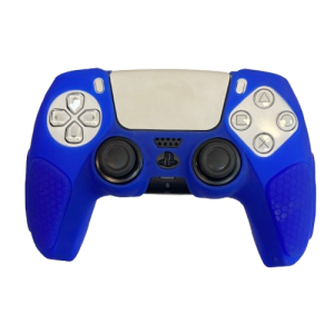 ps5 dual sense controller cover anti skid blue