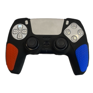 ps5 dual sense controller cover anti skid blue red