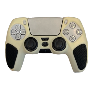ps5 dual sense controller cover anti skid white black