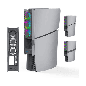 فن خنک کننده PS5 Slim/Pro – برند JYS – طرح Retro