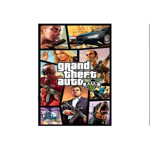 تابلو متال پوستر a4 - طرح GTAV