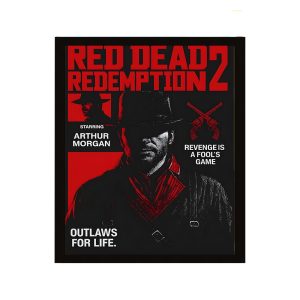 تابلو مخمل  35×45 طرح - Red Dead2