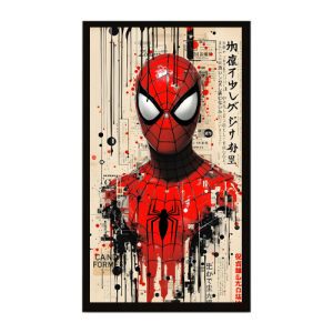 تابلو  گیمینگ مخمل 35x65 طرح -  Spider man