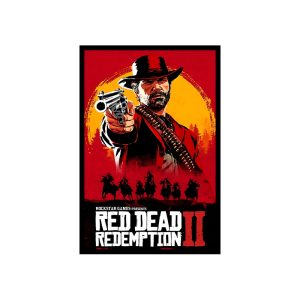 تابلو مخمل 60x40 طرح - Red Dead 2