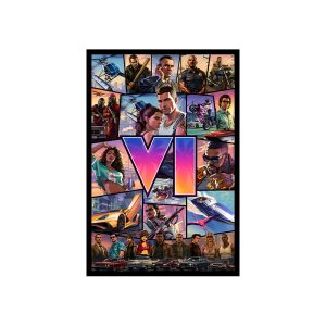 تابلو مخمل 60x40 طرح - GTA VI