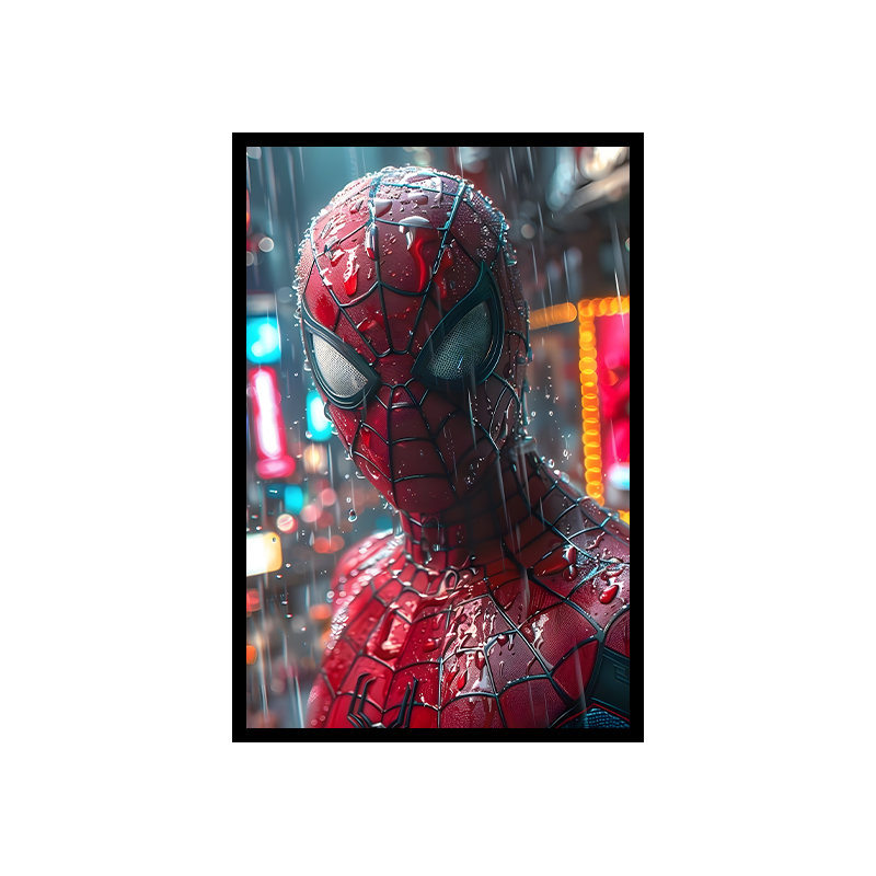 تابلو مخمل 60x40 طرح - Spider Man