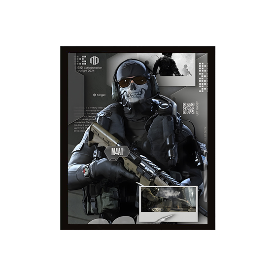 تابلو مخمل  35×45 طرح - Call Of Duty